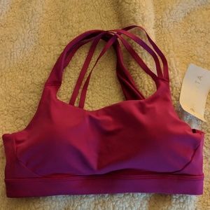 Athleta run free sports bra size large